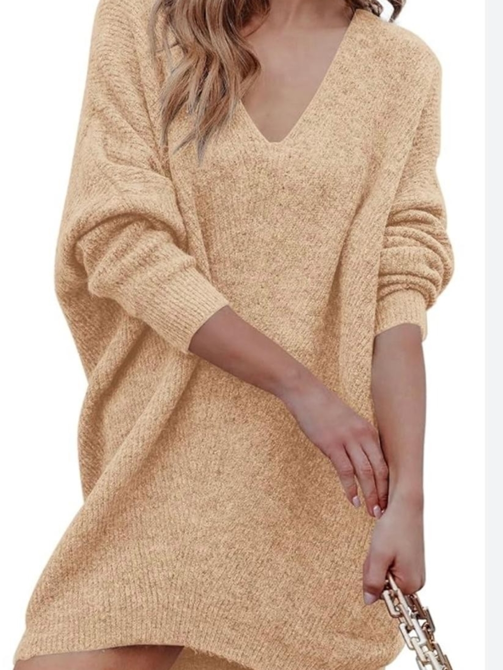 NWT Y.A.S. Olive Knit Midi Dress XS Over Site Beautifull Style
